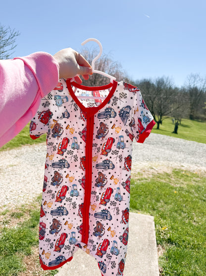 crusin’ route 66 double zip shortie