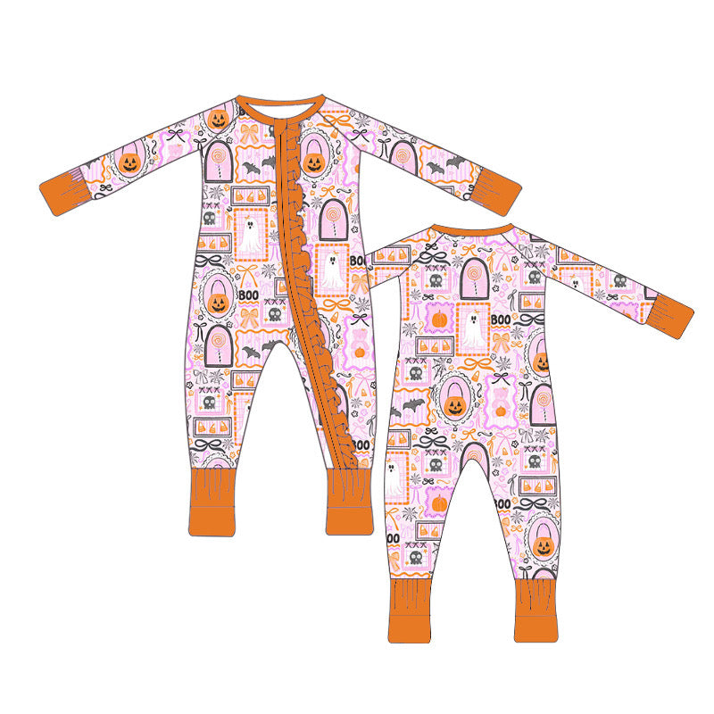 bows & boos ruffle zippy