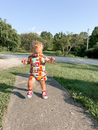 little racer tank hoodie set