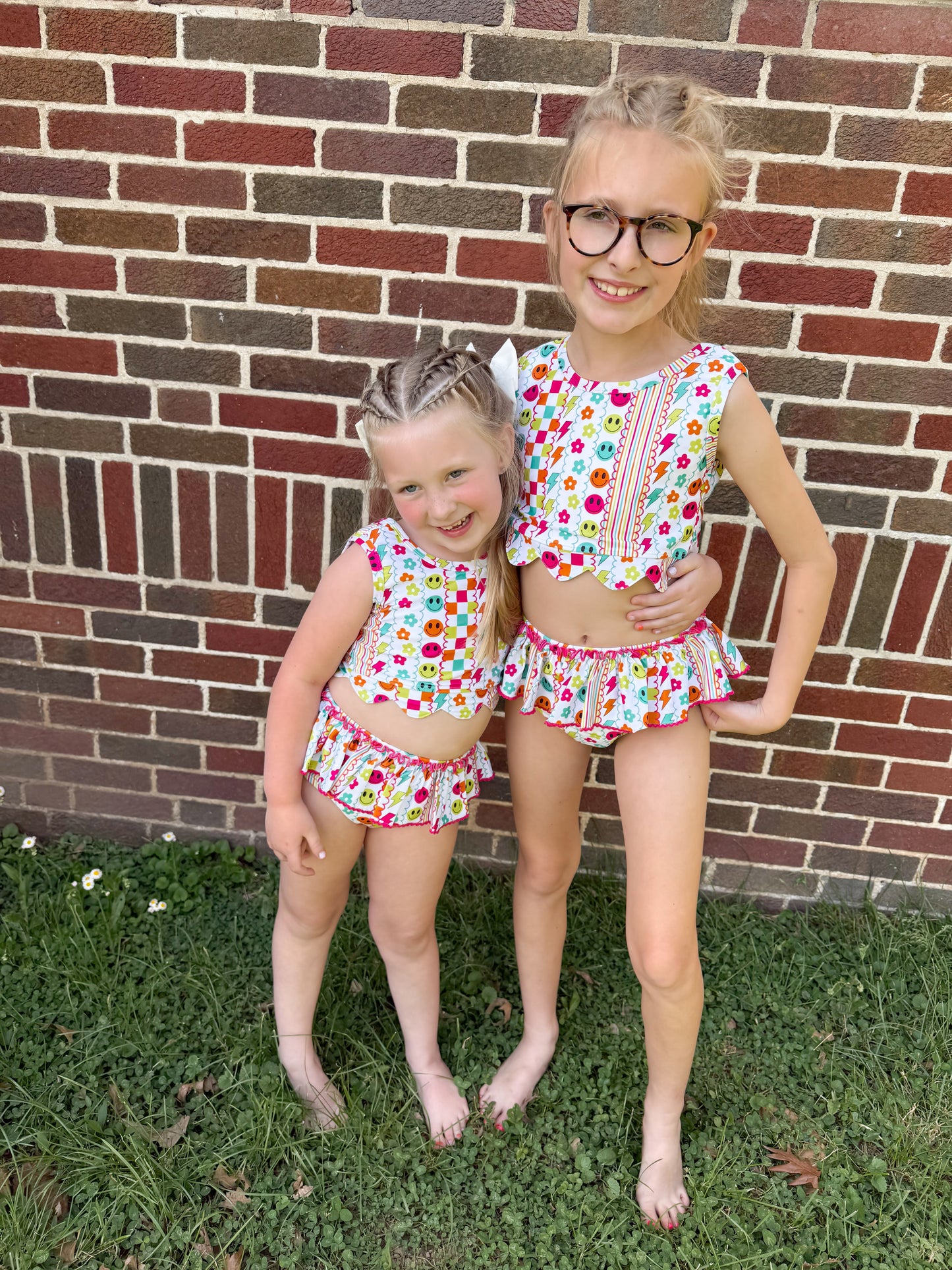 smiley daze girls swimsuit