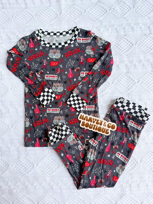 ohio state 2 pc long set