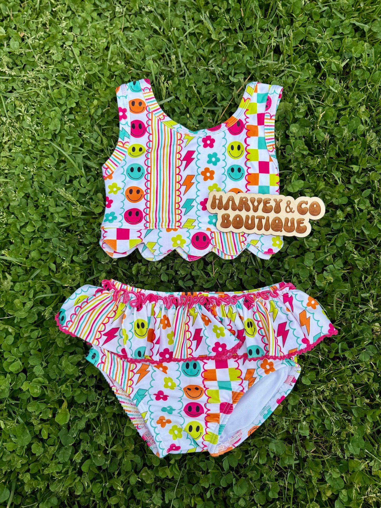 smiley daze girls swimsuit