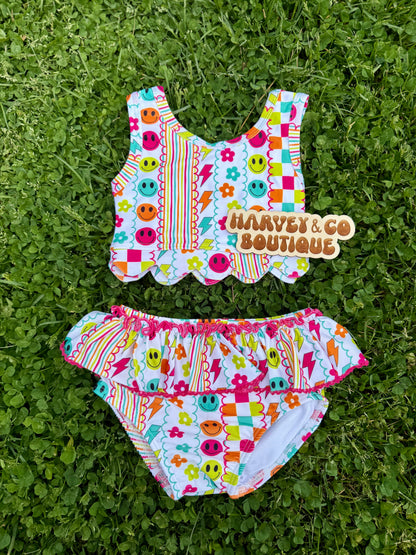 smiley daze girls swimsuit