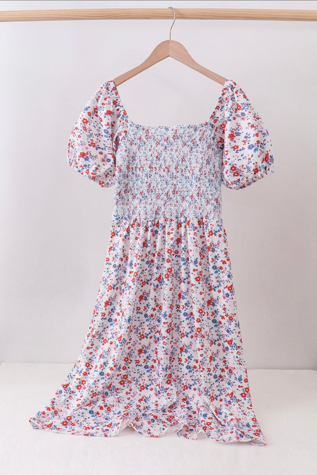 Lainey Smocked Midi Dress
