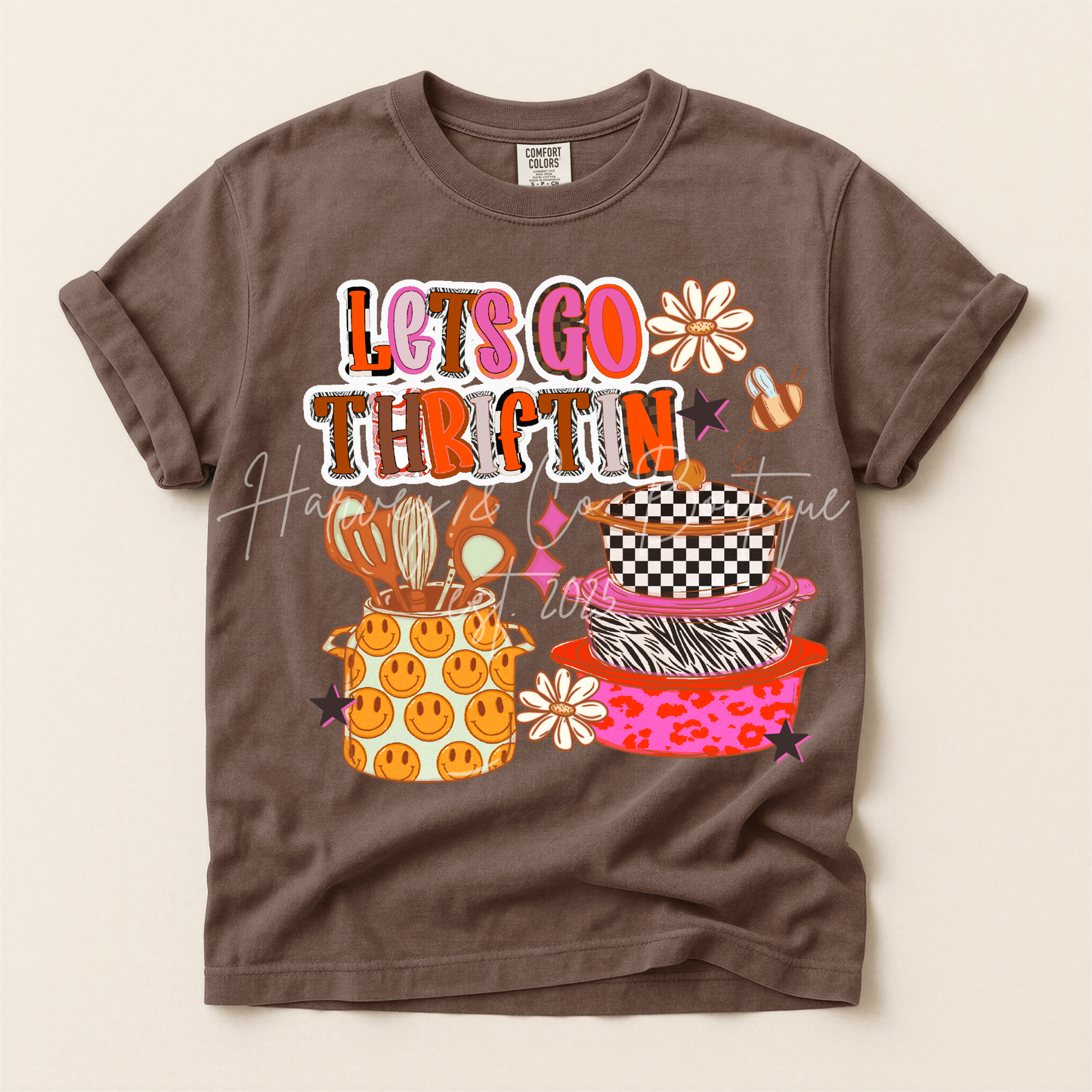 let’s go thriftin tee ◡̈