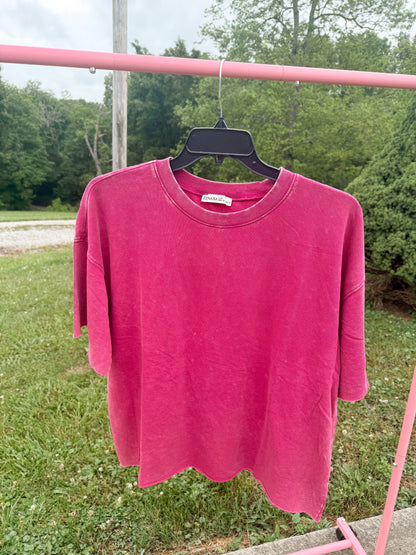 ash pink weekend wander tee