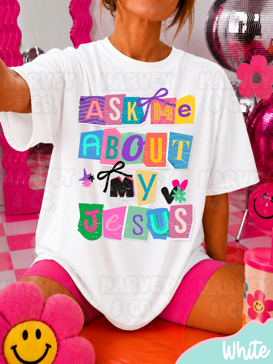 ask me about my jesus tee♡