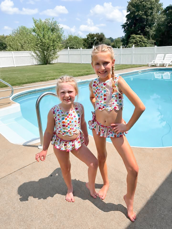 smiley daze girls swimsuit