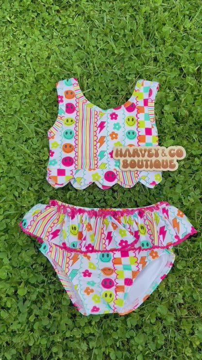 smiley daze girls swimsuit